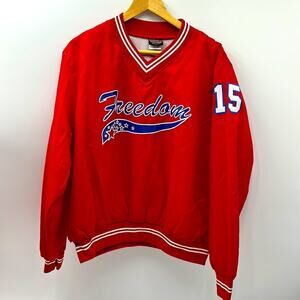 VINTAGE HILTON ACTIVE APPAREL FREEDOM #15 MADE IN USA MENS SIZE LARGE JACKET